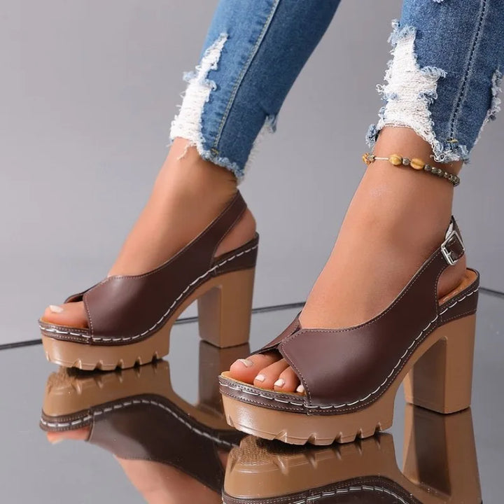 Hazel Orthopedic Block Sandals