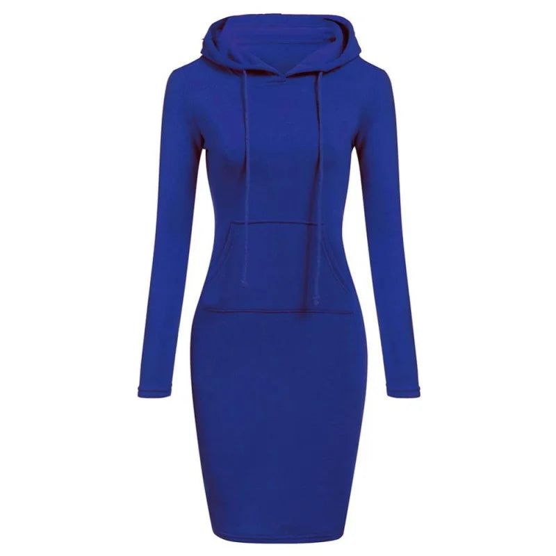 Halden Drawstring Hood Dress