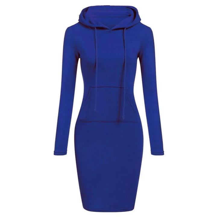 Halden Drawstring Hood Dress