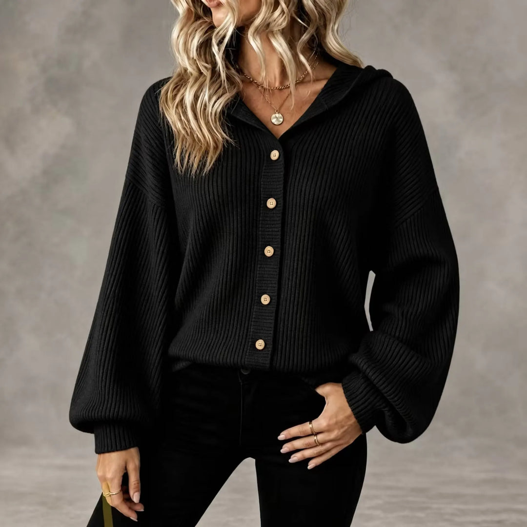 Blair Button Front Hooded Cardigan