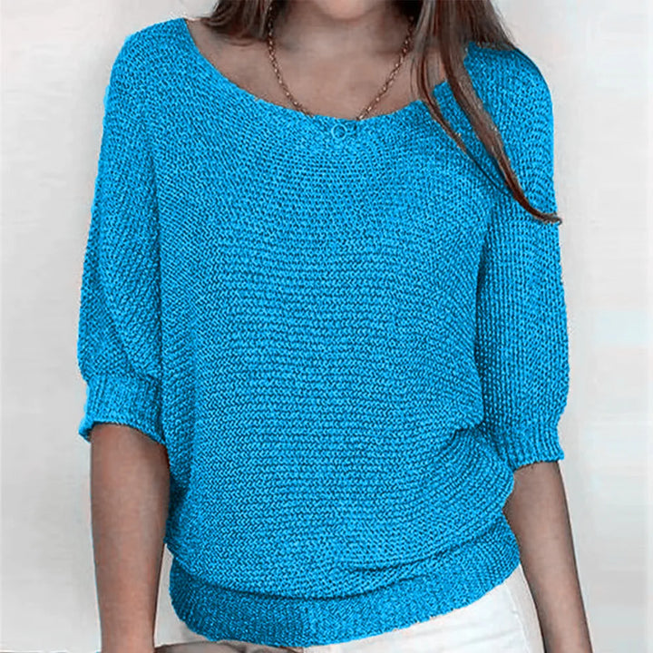 Halcyon Ribbed Cuff Knit Top