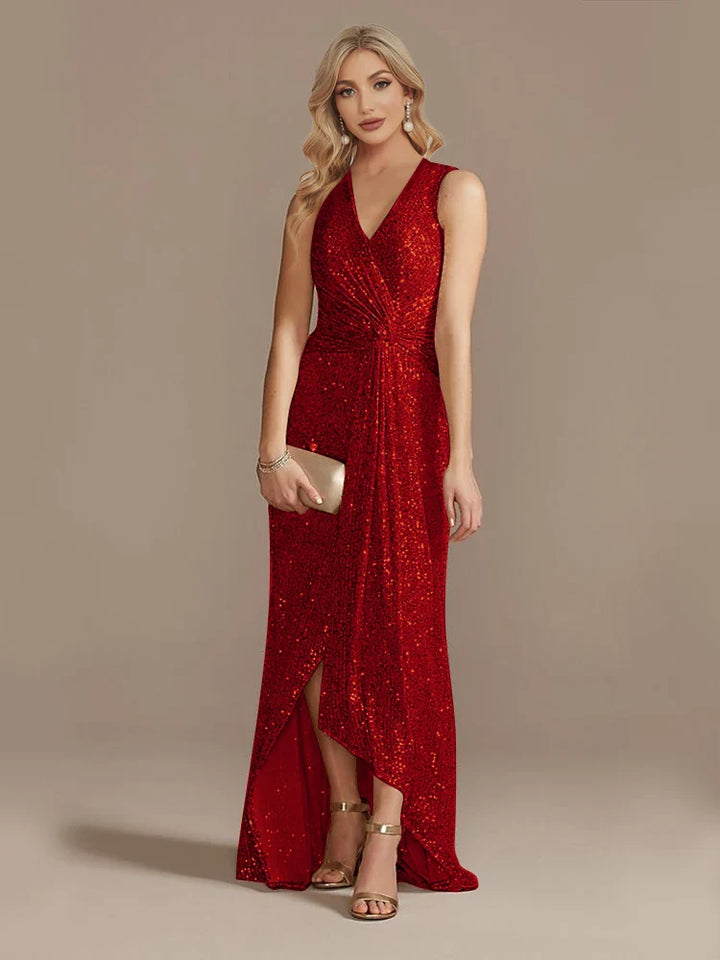 Mireya Sequin Evening Wedding Guest Dress