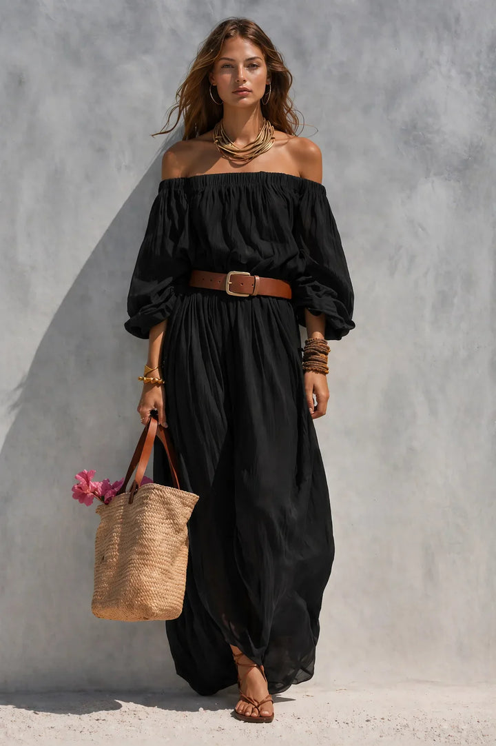 Ivy Off Shoulder Maxi Dress