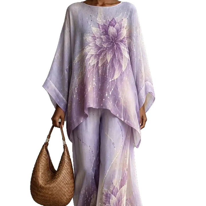 Marren Printed Loose Two-Piece Set