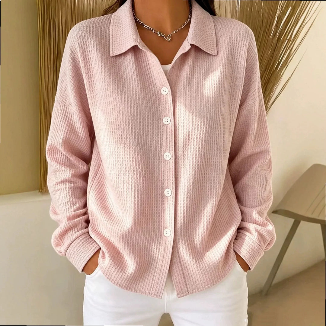 Marisette Button Front Blouse
