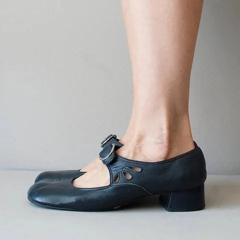Rosalie Orthopedic Mary Jane Buckle Shoes