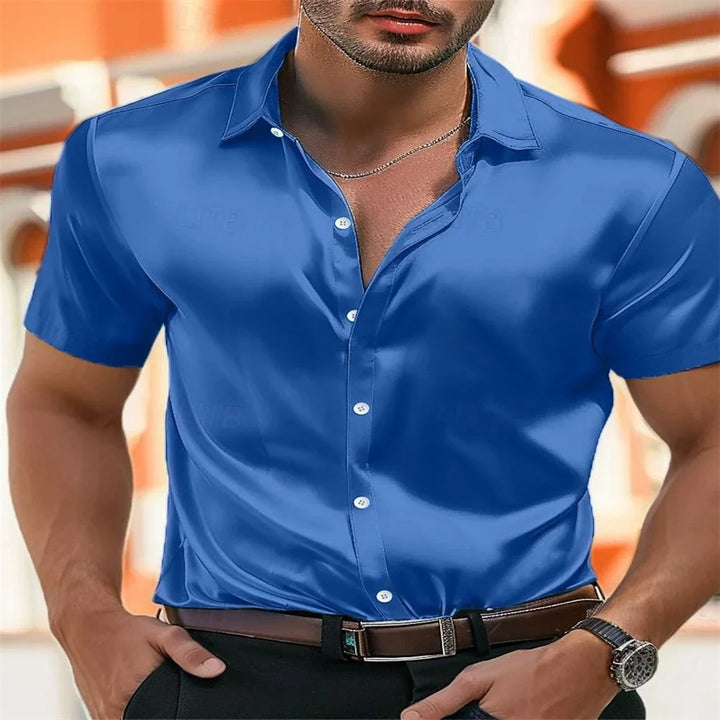 Colby Premium Satin Button Shirt