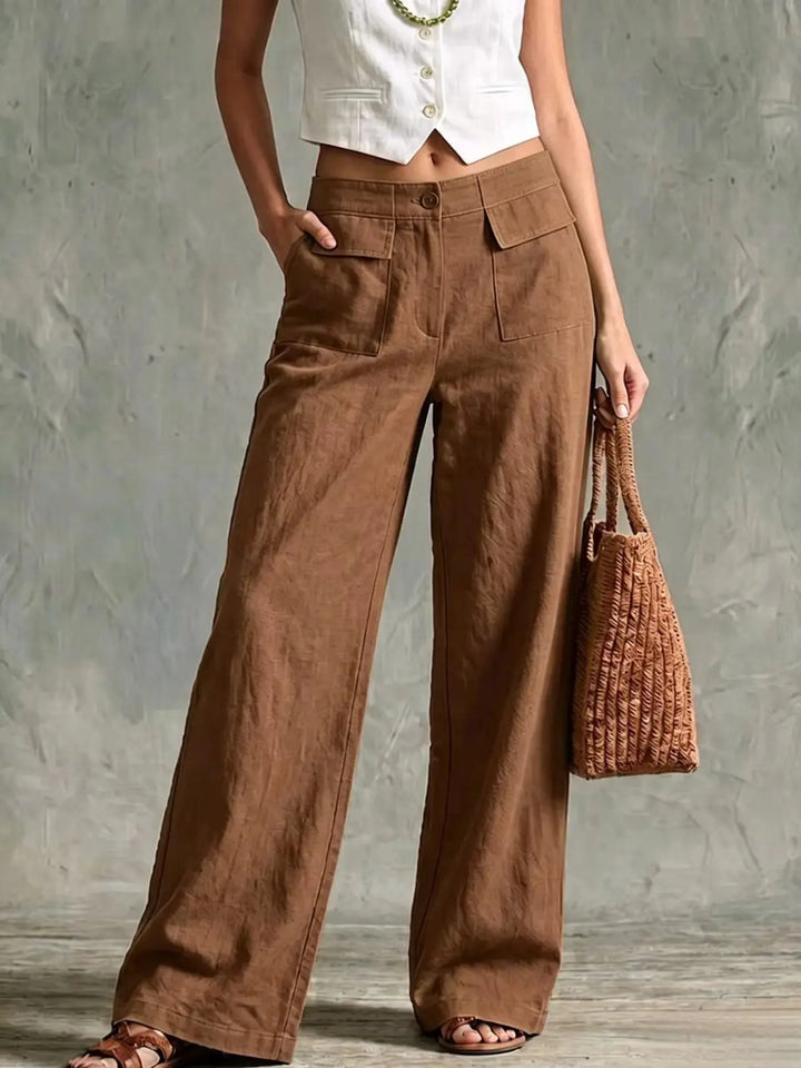 Isobel Cotton Linen Trouser