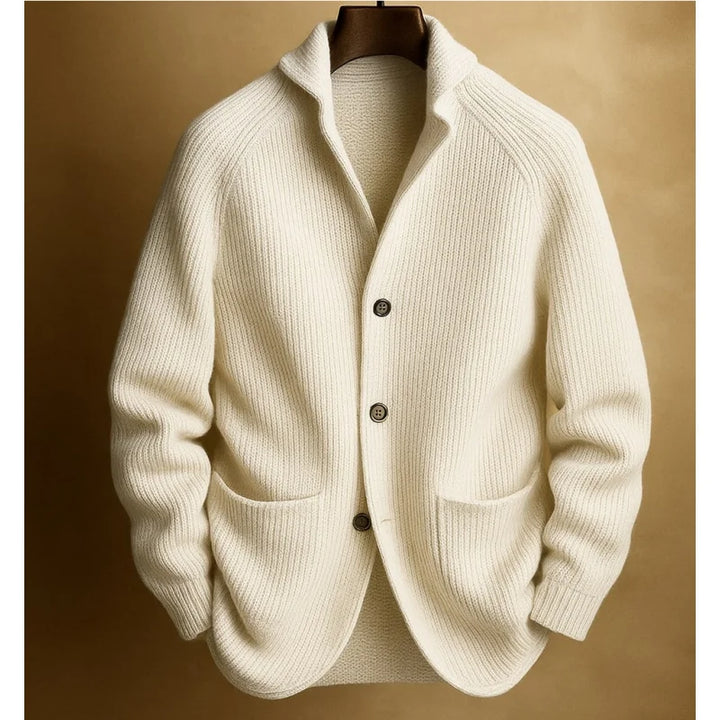 Marsimo Ribbed Knit Blazer Cardigan