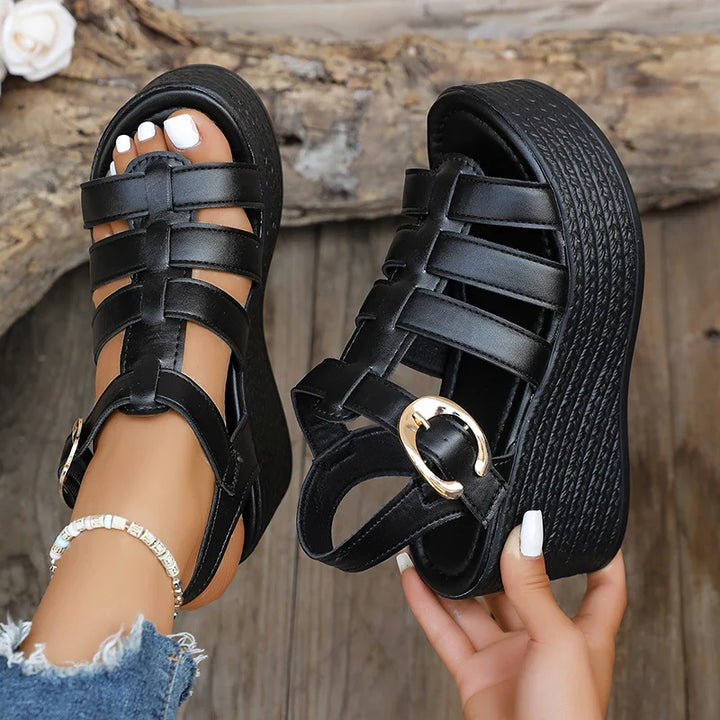 Arabella Gladiator Platform Sandals