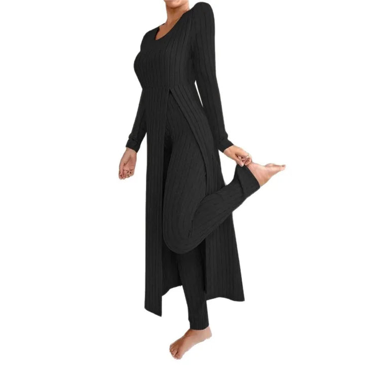 Soraya Ribbed Lounge Two Piece Set