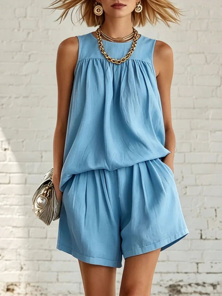 Lydia Casual Relaxed Shorts Set