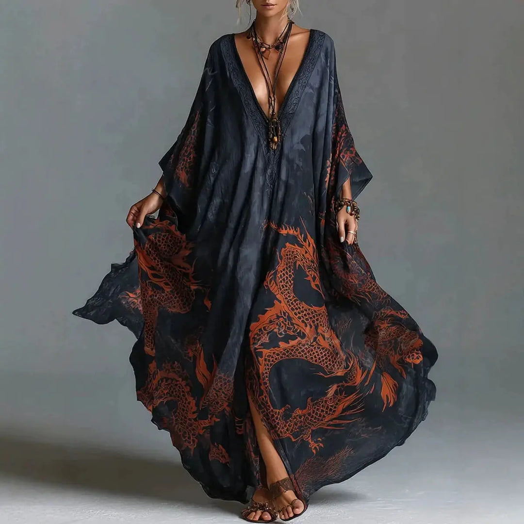 Yolanda Batwing Sleeve Kaftan