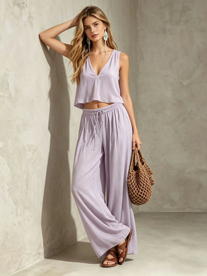 Lyra Casual Summer Trouser Set
