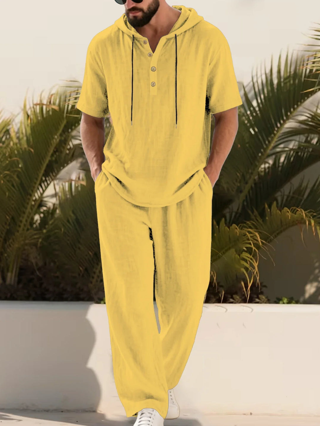 Brooks Relaxed Henley Trouser Set