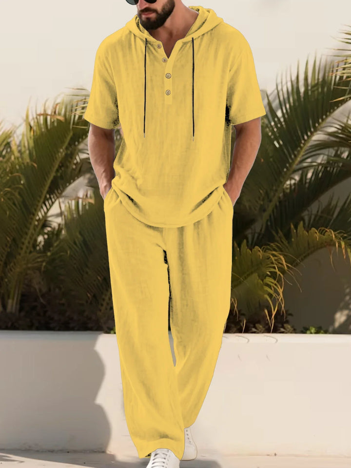 Brooks Relaxed Henley Trouser Set