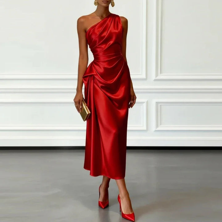 Paulina Satin Wedding Guest Dress