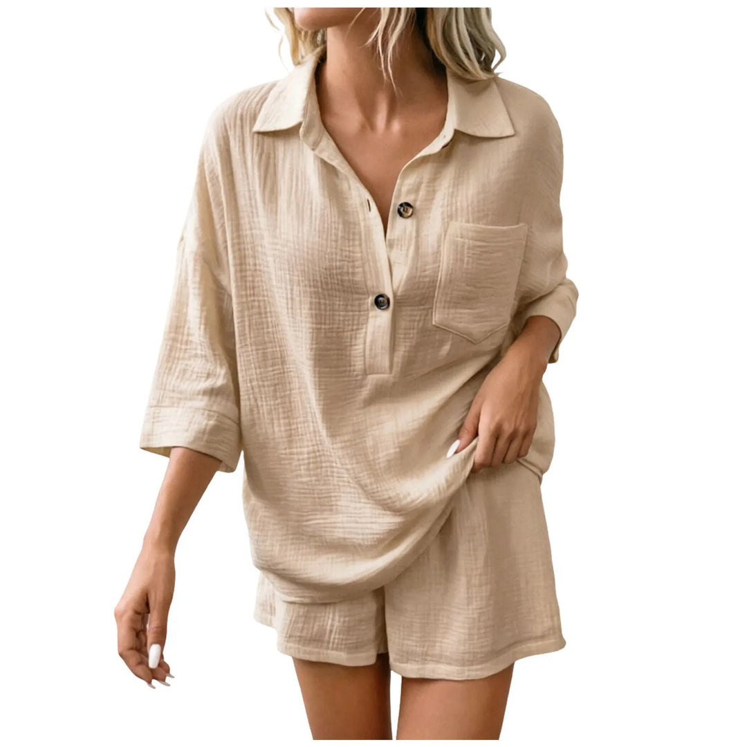 Rosetta Breathable Linen Set