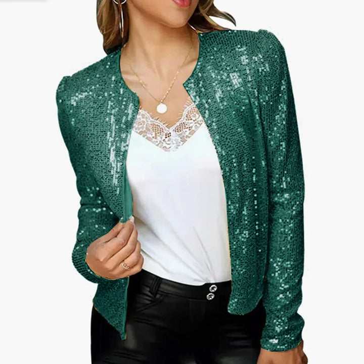Talise Sequin Crop Jacket