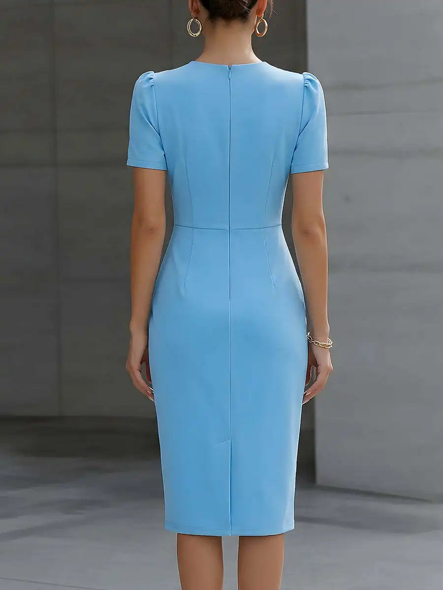 Solmira Waist Cinched Midi Dress