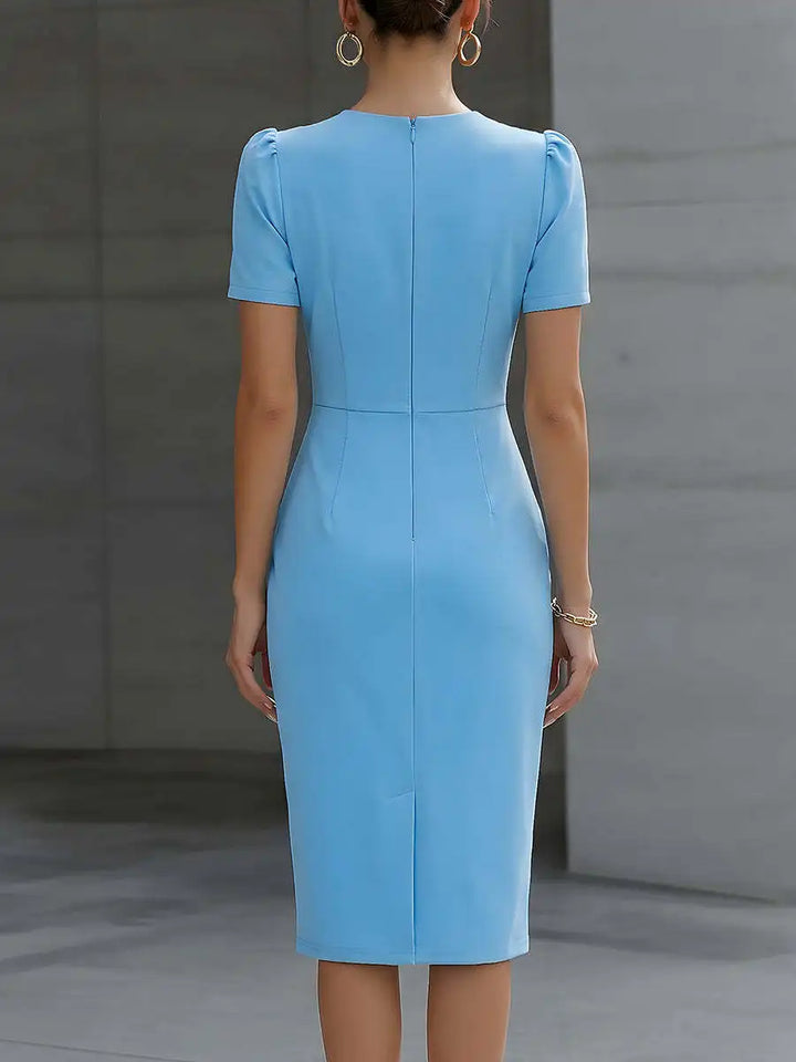 Solmira Waist Cinched Midi Dress