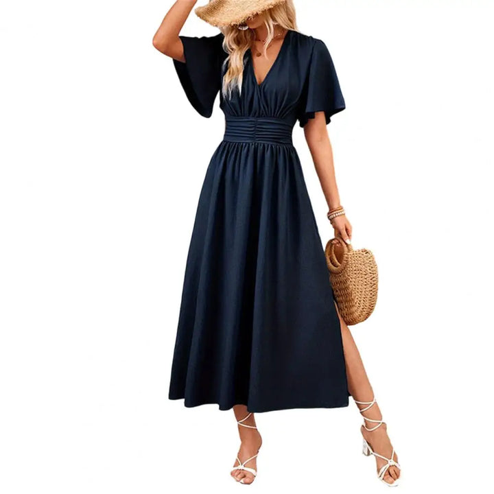 Veronica Short Sleeve Midi Dress
