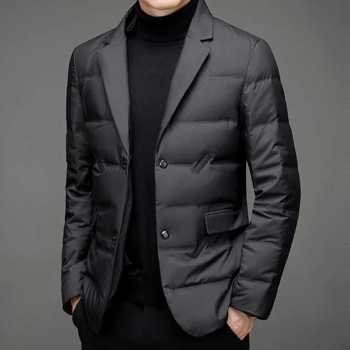 Dominic Notched Lapel Puffer