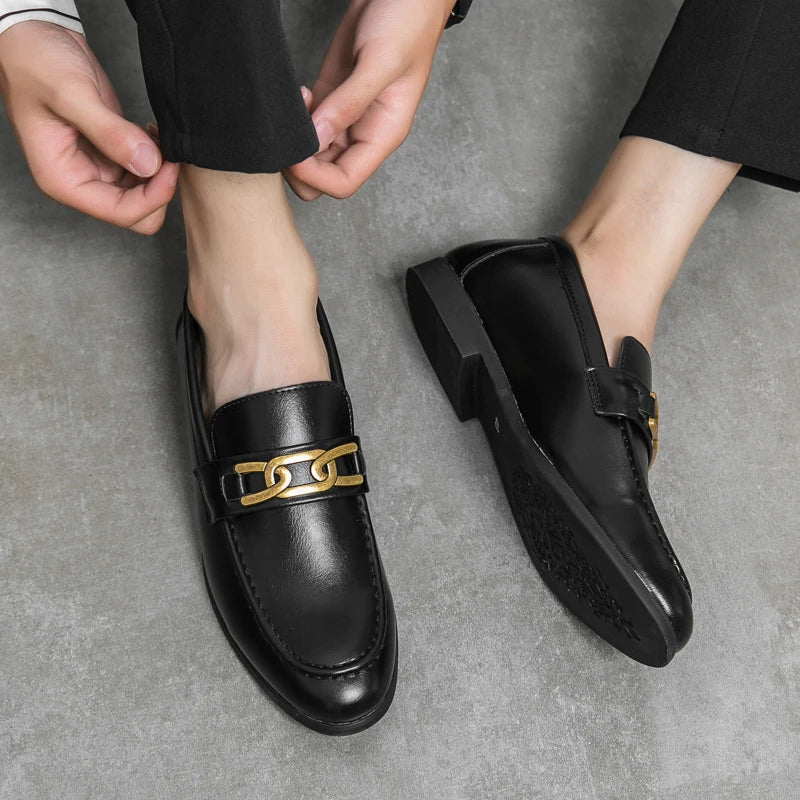 Charles Leather Dress Loafers