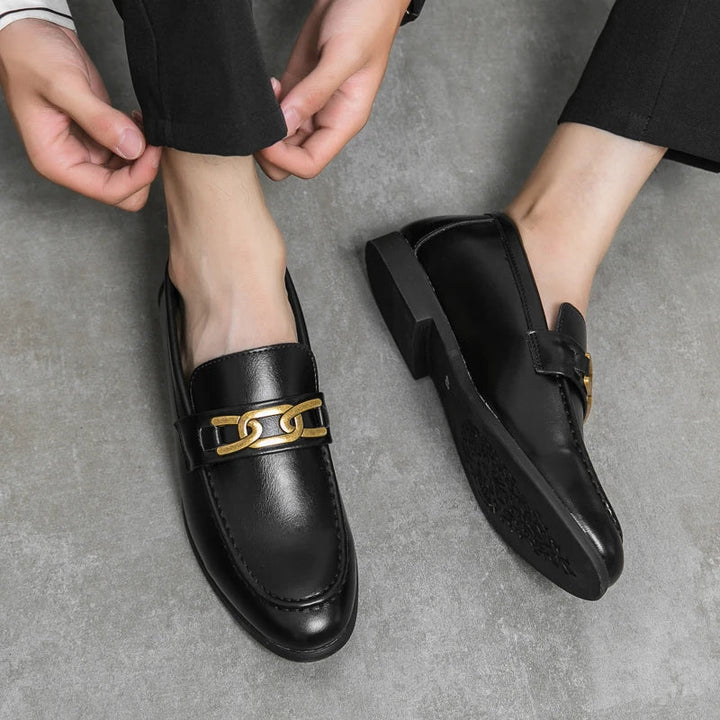 Charles Leather Dress Loafers