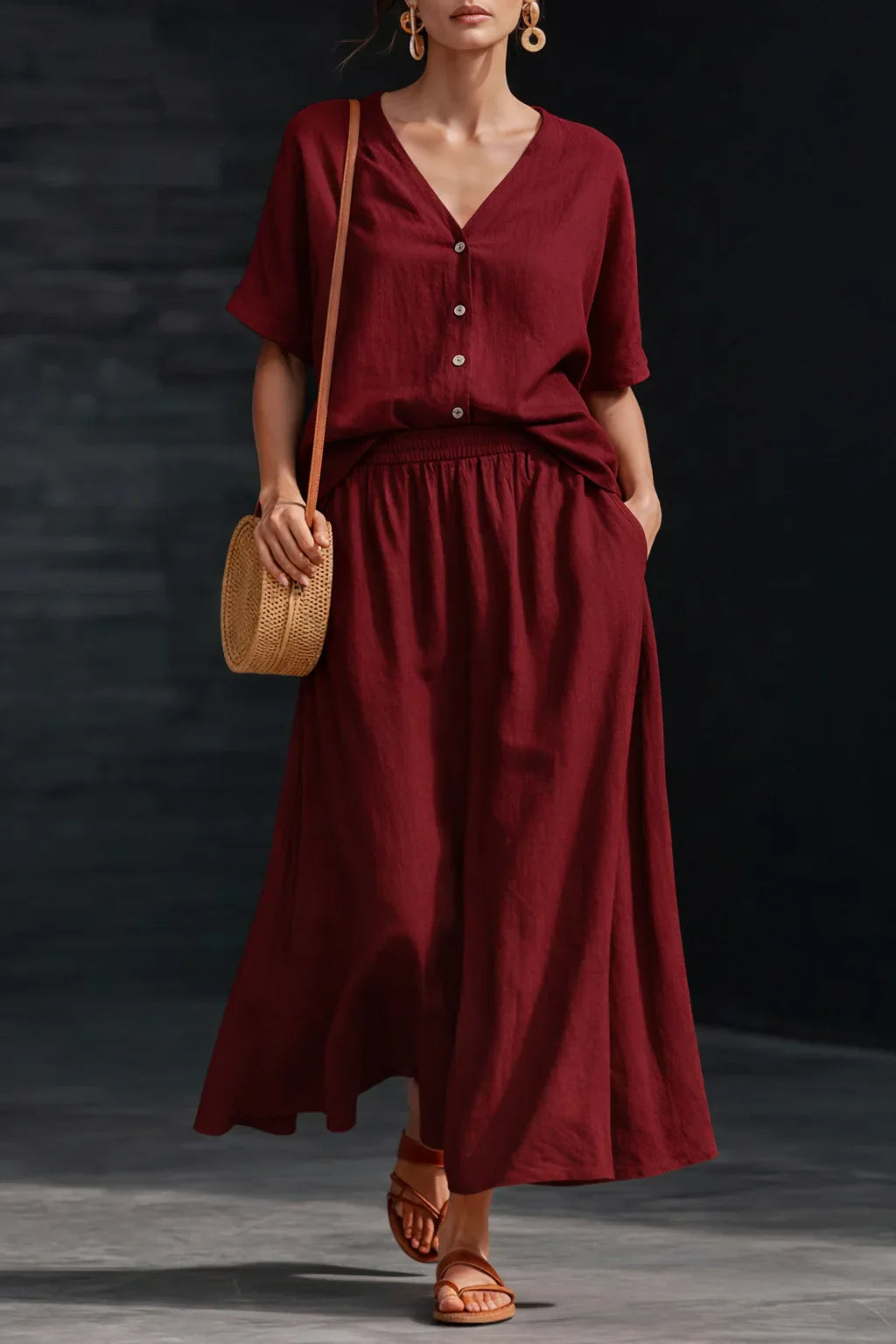 Evangeline Elegant Relaxed Co-Ord Set