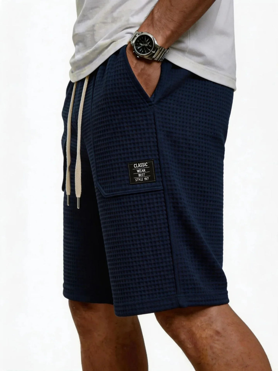 George Waffle Knit Shorts