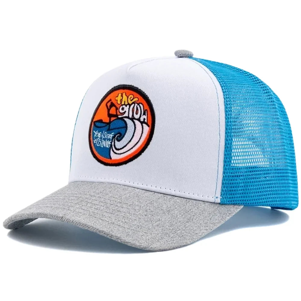 Aidan Embroidered Trucker Cap
