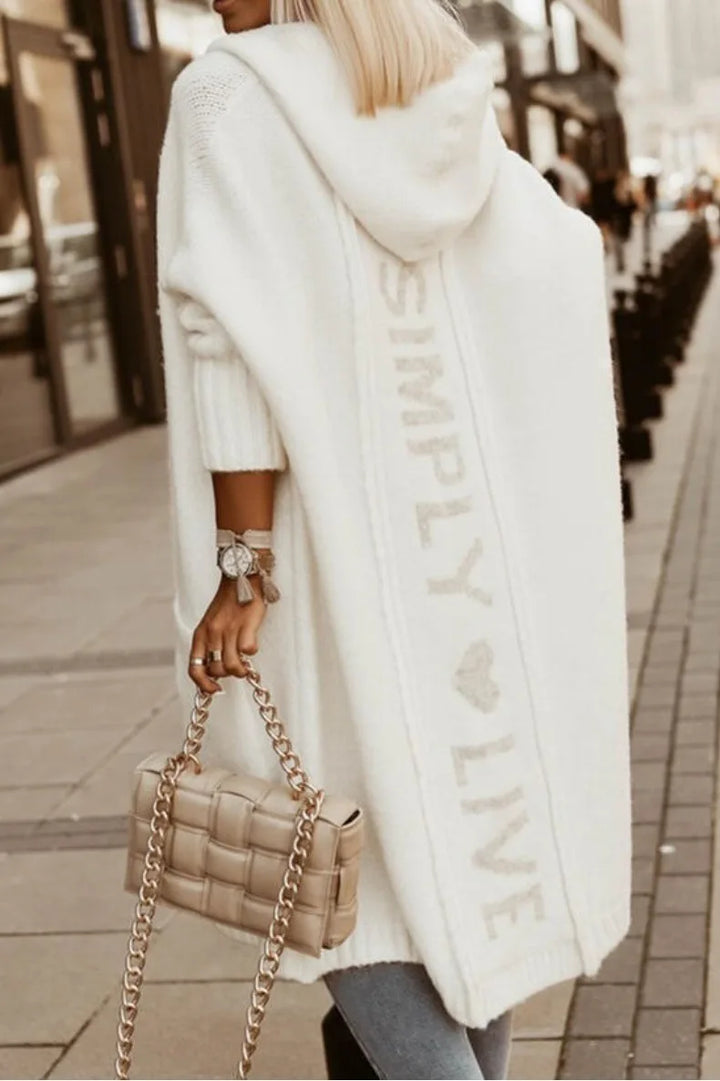 Merideth Hooded Longline Cardigan