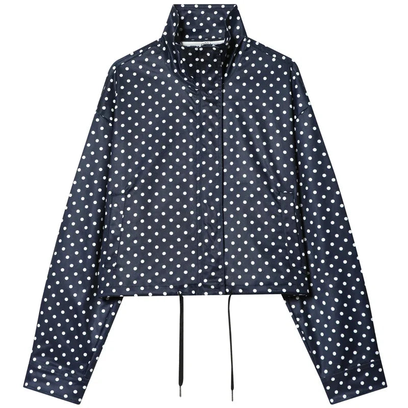 Darlene Cropped Bomber Jacket