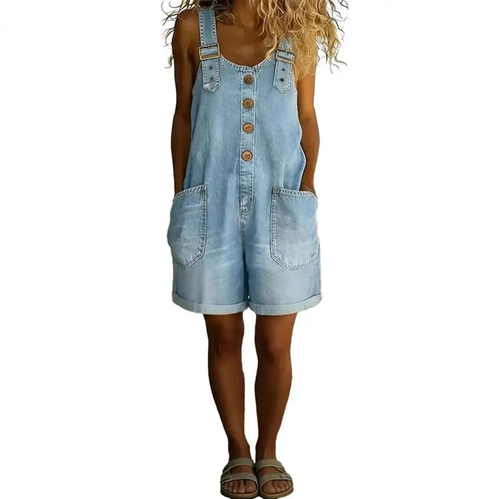 Kelly Classic Denim Romper