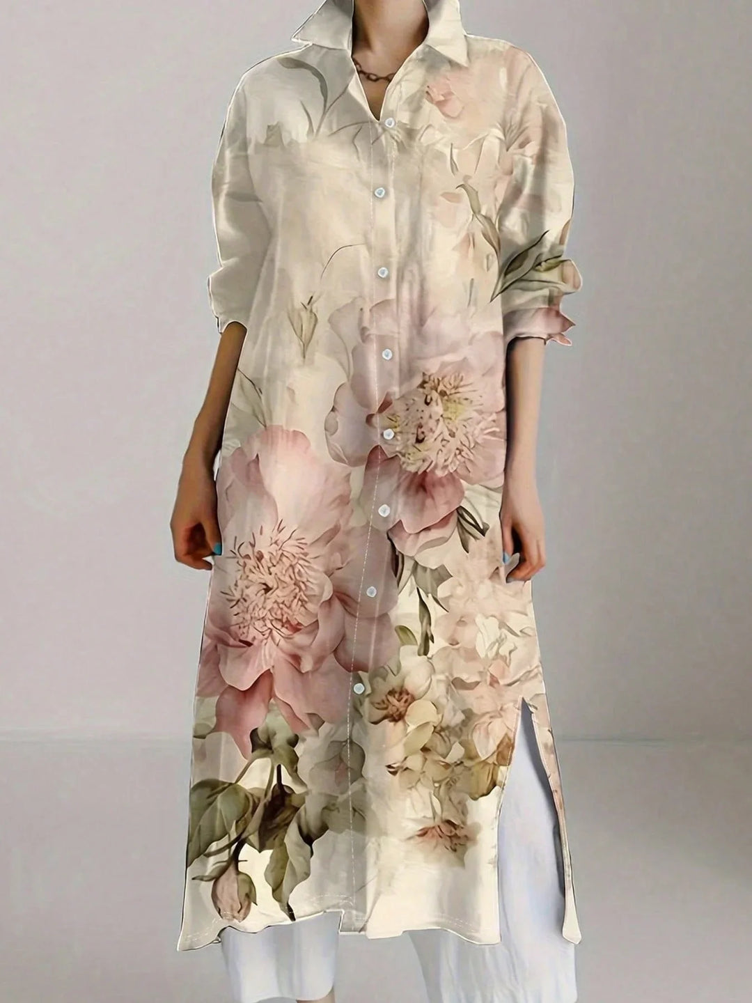 Claire Floral Print Maxi Dress