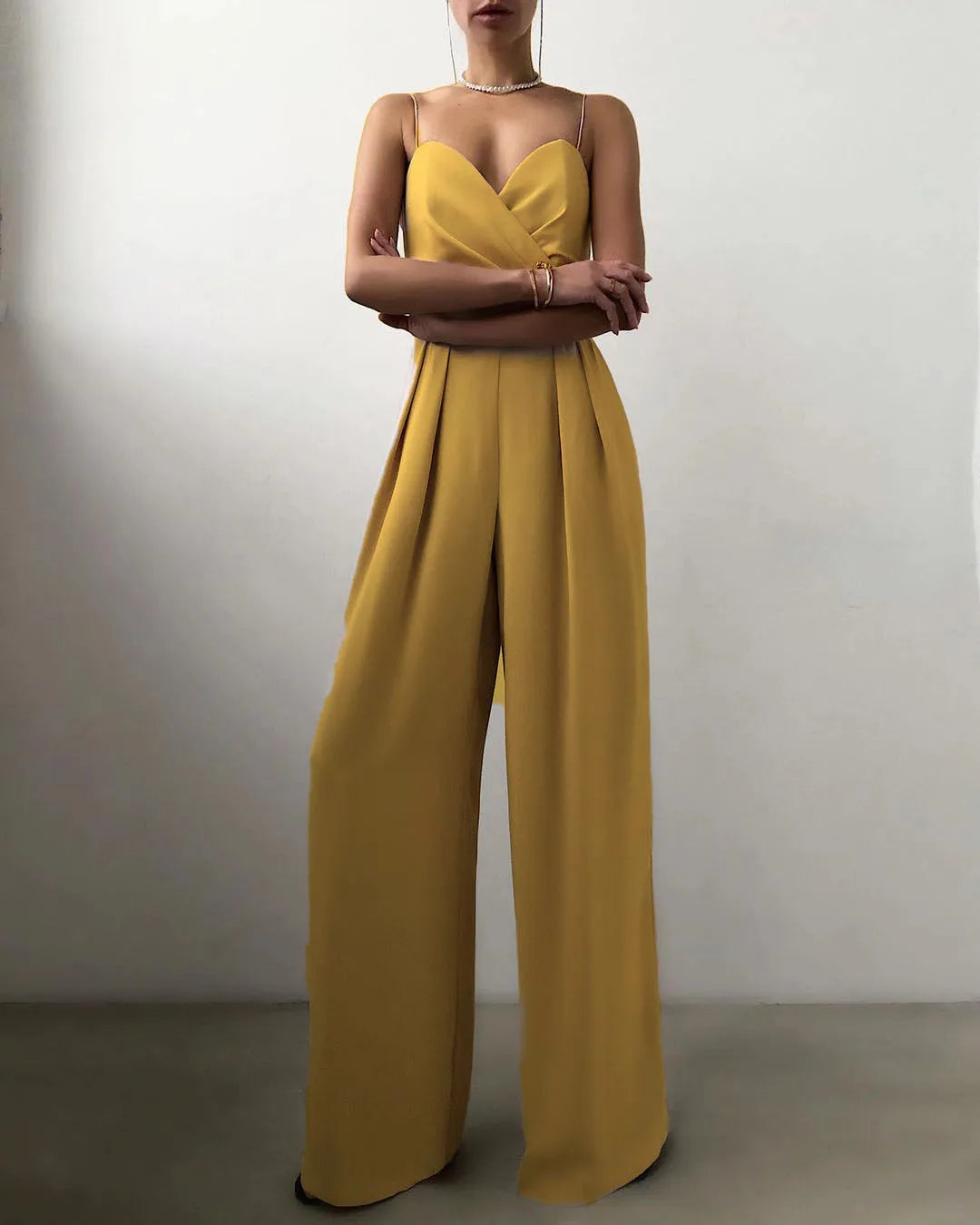 Ellise Sleeveless Wide Leg Jumpsuit