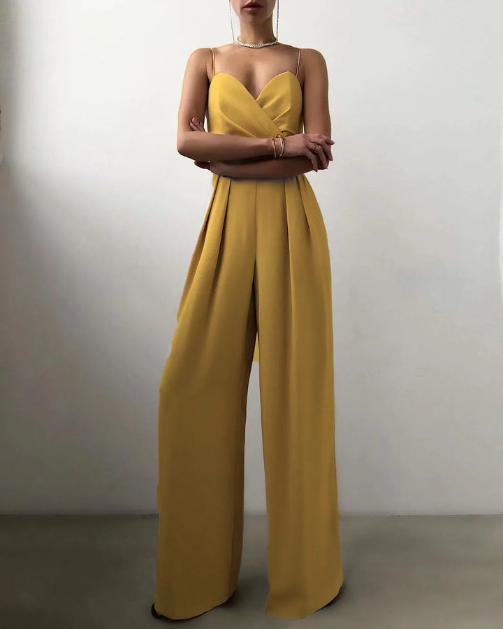 Ellise Sleeveless Wide Leg Jumpsuit