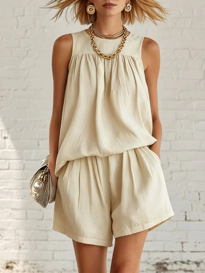 Lydia Casual Relaxed Shorts Set