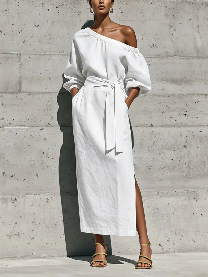 Monika Off Shoulder Maxi Dress