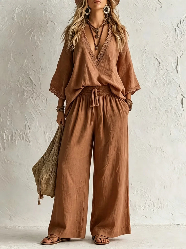 Aria Elegant Bohemian Two-Piece Set