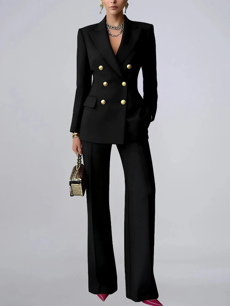 Valentina Double Breasted Pantsuit