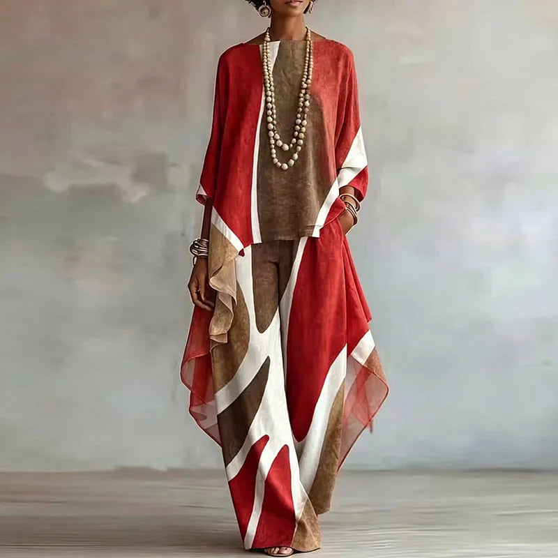 Frances Abstract Trouser Set