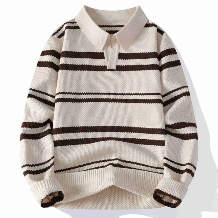 Torvin Split Collar Polo Sweater
