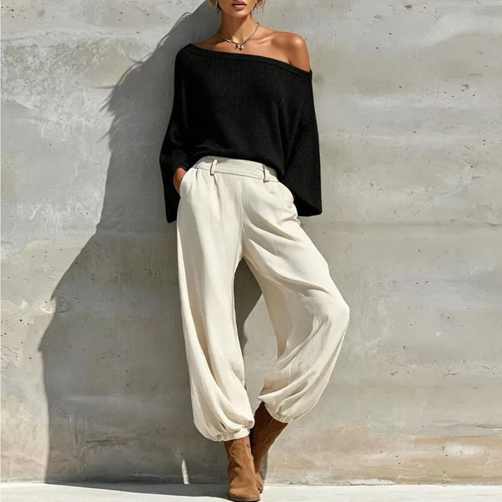 Narissa Knit One Shoulder Set