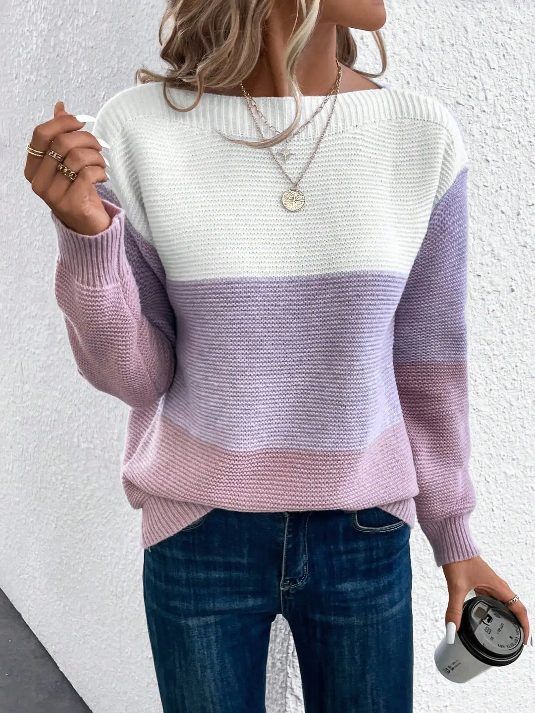 Marielle Color Block Sweater