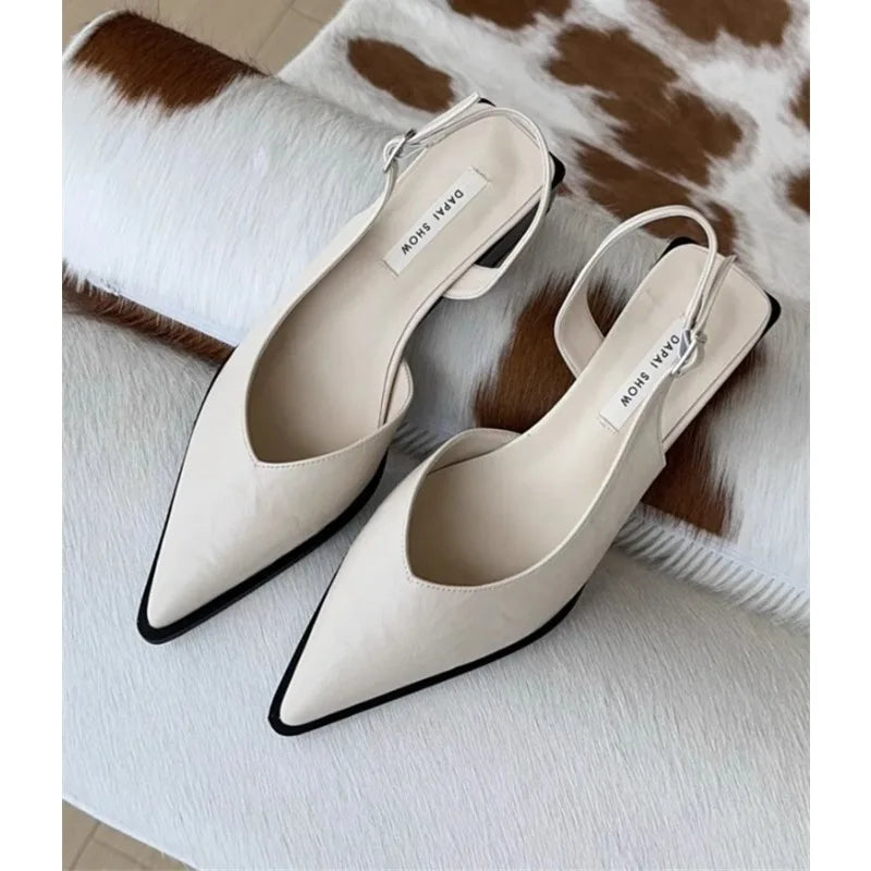 Katelyn Low Heel Slingback Shoes
