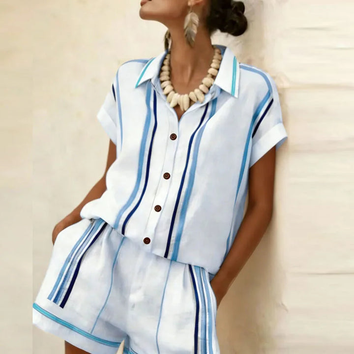 Nicole Casual Summer Shorts Set