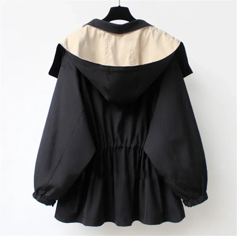 Calliope Contrast Collar Trench