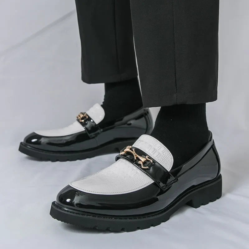 Arthur Patent Chain Loafers